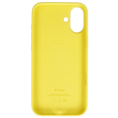 Купить Накладка  Apple Silicone Case для Apple iPhone 16 Plus желтый  5492900. Характеристики, отзывы и цены в Донецке