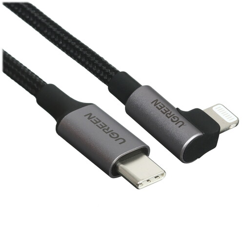 Купить Кабель круглый Ugreen Lightning 8-pin MFI - USB Type-C черный 1 м  9983695. Характеристики, отзывы и цены в Донецке