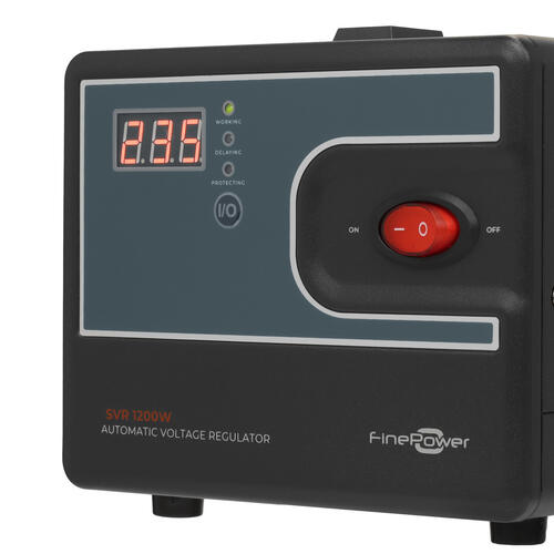 Купить Стабилизатор напряжения FinePower SVR 1200W  5419943. Характеристики, отзывы и цены в Донецке