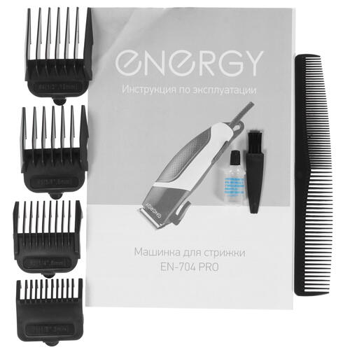 Купить Машинка для стрижки Energy EN-704 Pro черный/желтый  8179091. Характеристики, отзывы и цены в Донецке