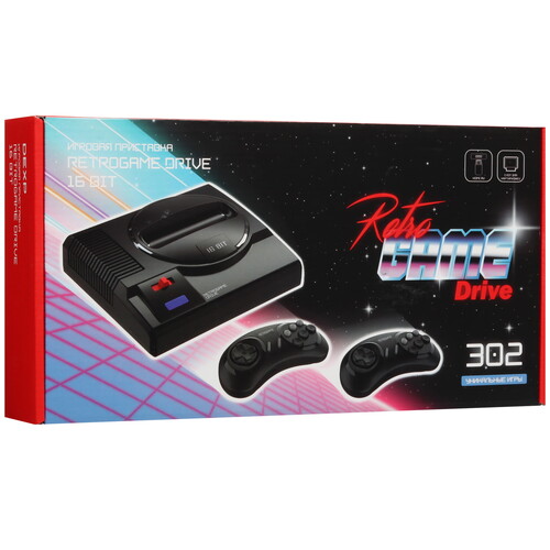 Купить Ретро-консоль DEXP RetroGAME Drive + 302 игр  5416157. Характеристики, отзывы и цены в Донецке