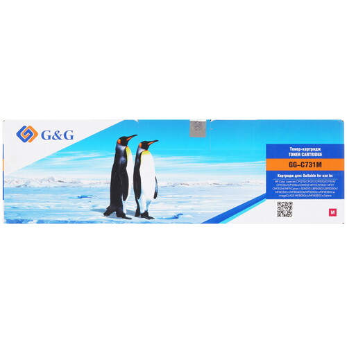 Купить Картридж лазерный G&G GG-C731M пурпурный  9914053. Характеристики, отзывы и цены в Донецке