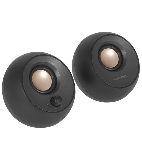 Купить Колонки Creative PEBBLE V2 черный  4837263. Характеристики, отзывы и цены в Донецке