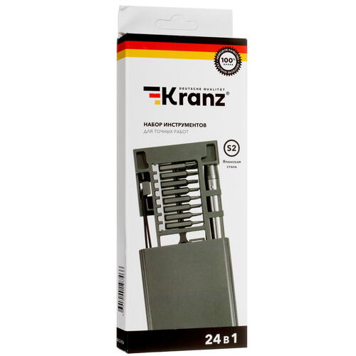 Купить Набор инструментов для точных работ Kranz KR-12-4754  5414125. Характеристики, отзывы и цены в Донецке