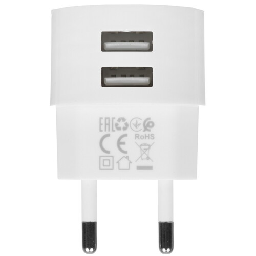Купить Сетевое зарядное устройство Borofone BA23A белый  5474802. Характеристики, отзывы и цены в Донецке