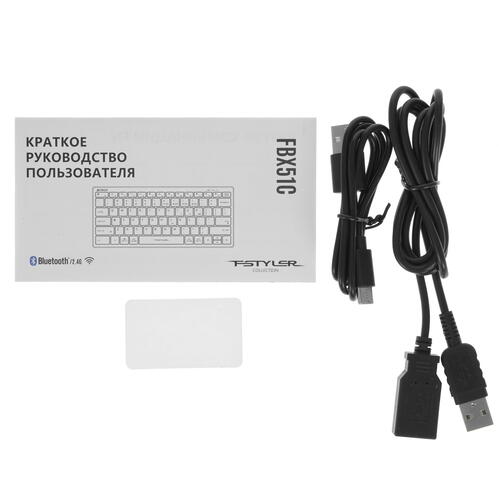 Купить Клавиатура  беспроводная A4Tech Fstyler FBX51C  5035358. Характеристики, отзывы и цены в Донецке