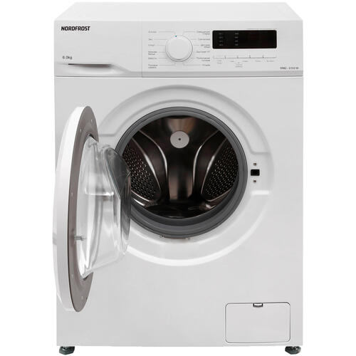 Купить Стиральная машина Nordfrost WM2 6100 W белый  9922027. Характеристики, отзывы и цены в Донецке