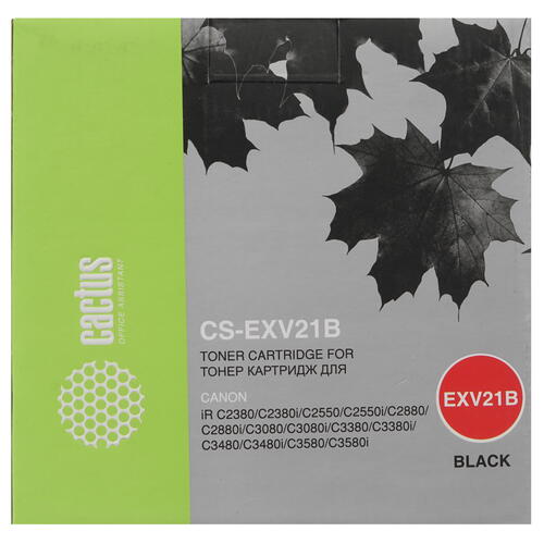 Купить Картридж лазерный Cactus CS-EXV21B черный, с чипом  7937008. Характеристики, отзывы и цены в Донецке