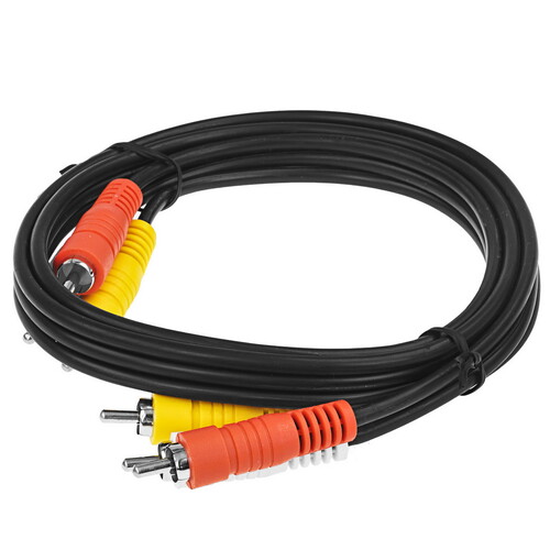 Купить Кабель   Perfeo 3RCA - 3RCA черный  5620255. Характеристики, отзывы и цены в Донецке