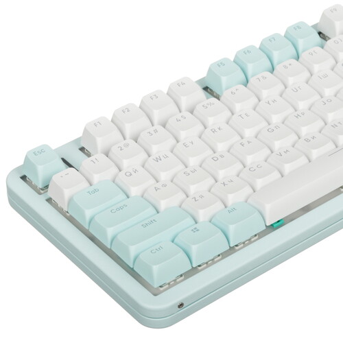 Купить Клавиатура  проводная Red Square Alumix TKL SE Frosty Mint  5635167. Характеристики, отзывы и цены в Донецке