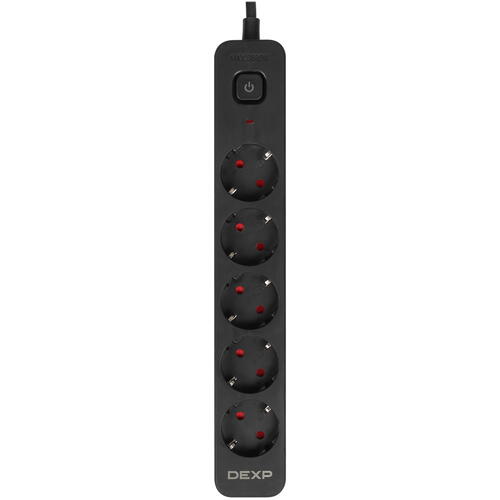 Купить Сетевой фильтр DEXP Intensity 518B черный  5402348. Характеристики, отзывы и цены в Донецке