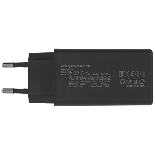Купить Сетевое зарядное устройство EOFE E603 черный  9228801. Характеристики, отзывы и цены в Донецке