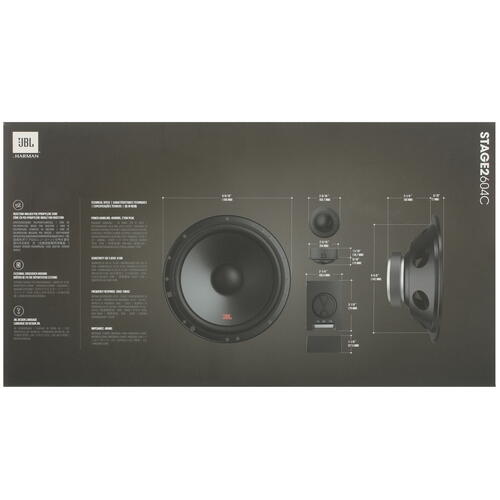 Купить Компонентная акустическая система JBL STAGE2 604C  5418716. Характеристики, отзывы и цены в Донецке