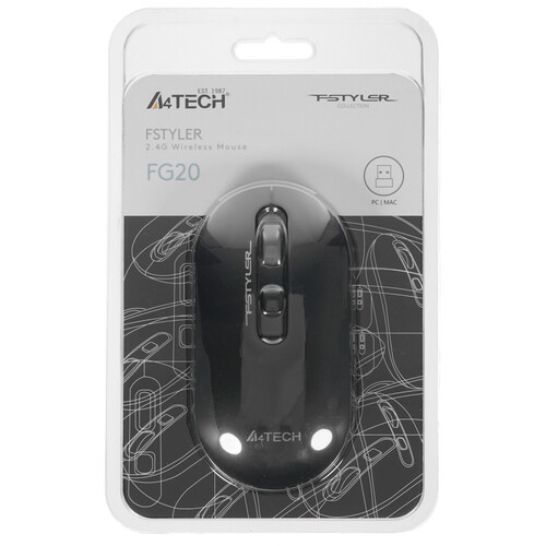 Купить Мышь беспроводная A4Tech Fstyler FG20  4713896. Характеристики, отзывы и цены в Донецке