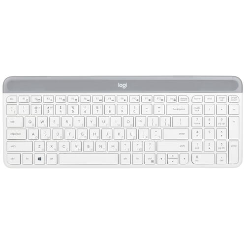 Купить Клавиатура+мышь беспроводная   Logitech Slim Wireless Desktop MK470 белый  5077018. Характеристики, отзывы и цены в Донецке