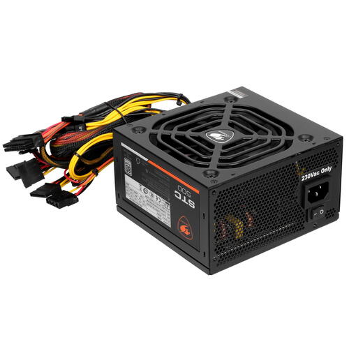 Купить Блок питания Cougar STC500 500W [CGR SC-500] черный  5085940. Характеристики, отзывы и цены в Донецке