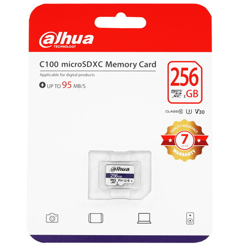 Купить Карта памяти Dahua SDXC 256 ГБ [DHI-TF-C100/256GB]  9138549. Характеристики, отзывы и цены в Донецке