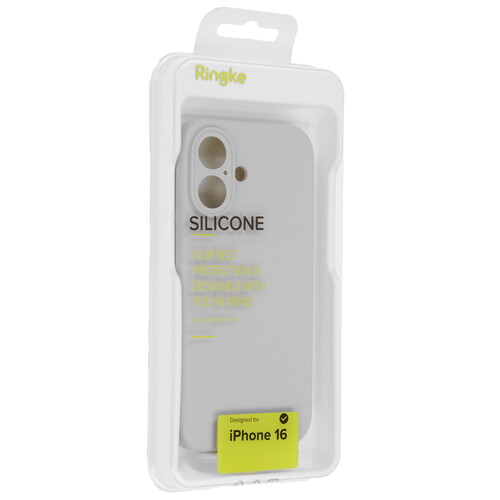 Купить Накладка  Ringke Silicone Magnetic для Apple iPhone 16 серый  5619817. Характеристики, отзывы и цены в Донецке