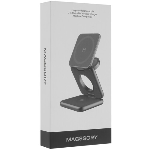 Купить Беспроводное зарядное устройство Magssory Fold серый  9176202. Характеристики, отзывы и цены в Донецке