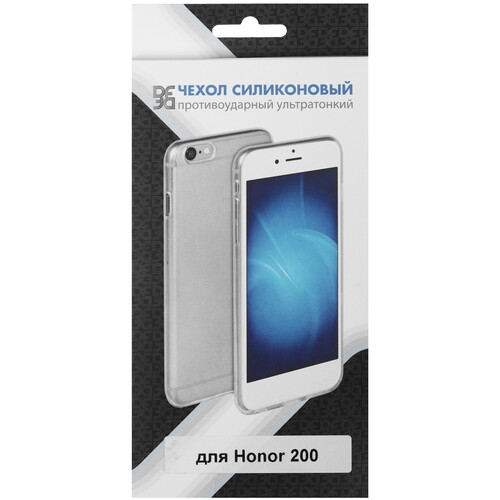 Купить Накладка  DF для HONOR 200 прозрачный  5485581. Характеристики, отзывы и цены в Донецке