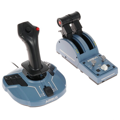 Купить Набор манипуляторов ThrustMaster TCA Officer pack AIRBUS EDITION голубой  5638067. Характеристики, отзывы и цены в Донецке