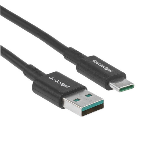 Купить Кабель круглый GoGadget USB Type-C - USB 2.0 Type-A черный 1.2 м  9206831. Характеристики, отзывы и цены в Донецке