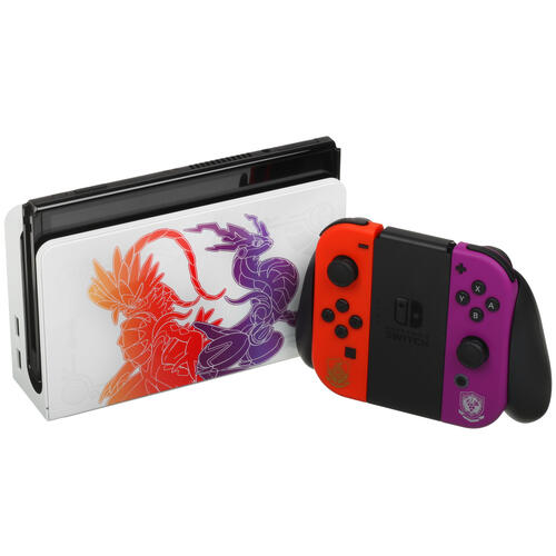 Купить Игровая консоль Nintendo Switch OLED – Pokemon Skarlet and Violet Edition красный, фиолетовый  5092358. Характеристики, отзывы и цены в Донецке