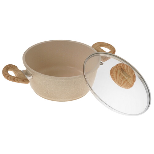 Купить Кастрюля Werner Letizia 52562 2 л 20 см бежевый  9223375. Характеристики, отзывы и цены в Донецке
