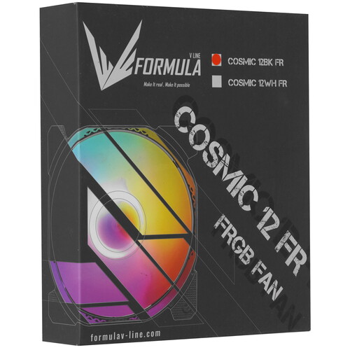 Купить Вентилятор Formula V Line COSMIC 12 FR  черный  5611496. Характеристики, отзывы и цены в Донецке
