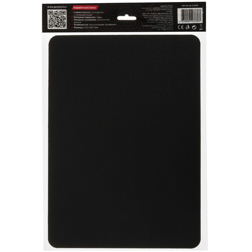 Купить Коврик Gembird MP-35-25-COMB  черный  5496152. Характеристики, отзывы и цены в Донецке