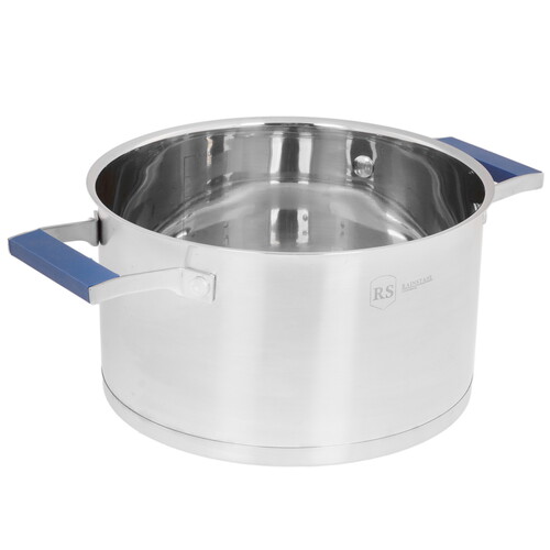 Купить Кастрюля Rainstahl RS/CS 2912-22 4.7 л 22 см синий  9151781. Характеристики, отзывы и цены в Донецке