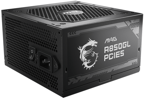 Купить Блок питания MSI MAG A850GL PCIE5  черный  5449947. Характеристики, отзывы и цены в Донецке