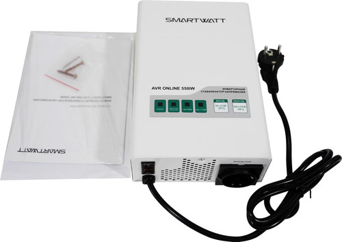 Купить Стабилизатор напряжения SMARTWATT AVR ONLINE 550IW  5663852. Характеристики, отзывы и цены в Донецке