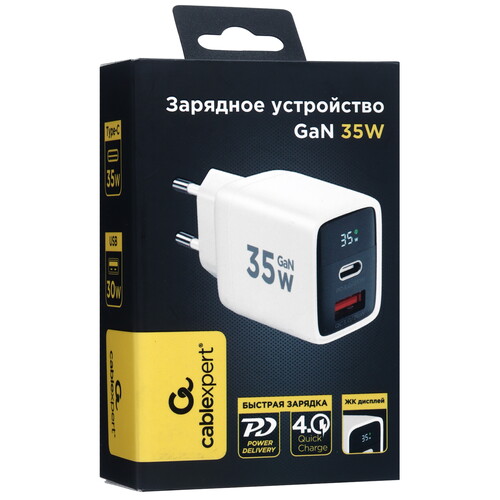 Купить Сетевое зарядное устройство Cablexpert MP3A-PC-52 белый  5480017. Характеристики, отзывы и цены в Донецке