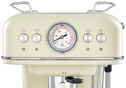 Купить Кофеварка рожковая Tesler ECM-245 BEIGE бежевый  9130743. Характеристики, отзывы и цены в Донецке