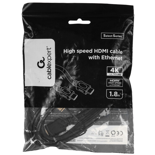 Купить Кабель  Cablexpert HDMI - HDMI, 1.8 м  9059922. Характеристики, отзывы и цены в Донецке