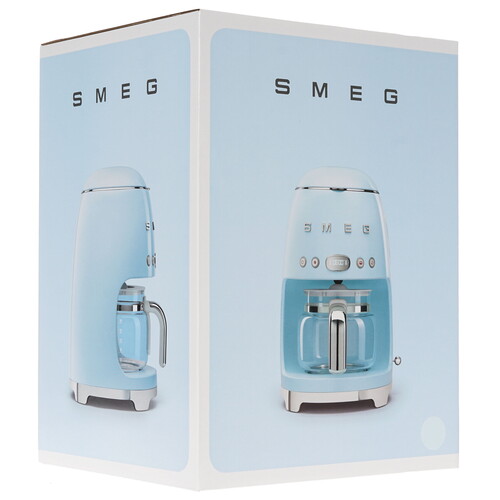 Купить Кофеварка капельная SMEG DCF02PBEU голубой  5313373. Характеристики, отзывы и цены в Донецке