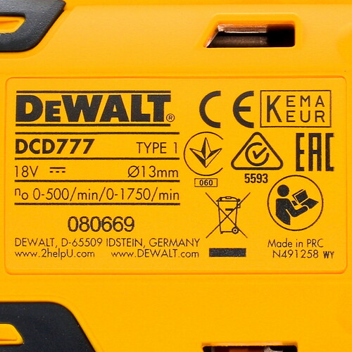 Купить Дрель-шуруповерт DeWalt DCD777S2T XR FLEXVOLТ 18/54V  1275690. Характеристики, отзывы и цены в Донецке
