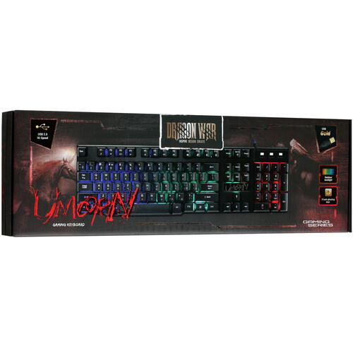 Купить Клавиатура  проводная Qumo Dragon War UNICORN K01  4888836. Характеристики, отзывы и цены в Донецке