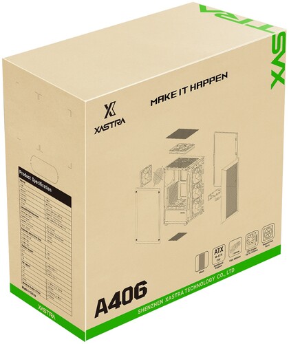 Купить Корпус XASTRA A406 4ARGB  5621559. Характеристики, отзывы и цены в Донецке