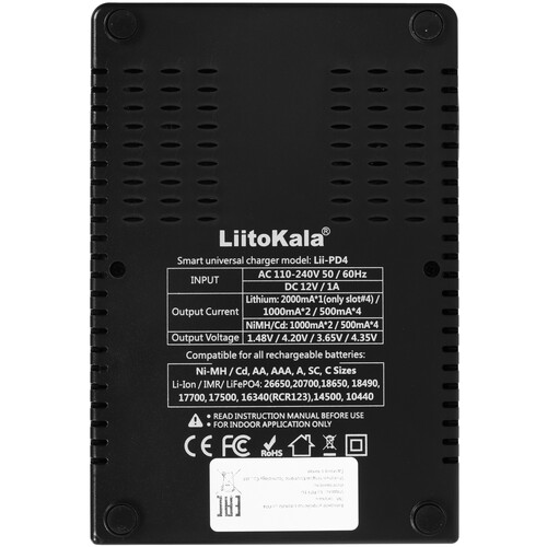 Купить Зарядное устройство LiitoKala Lii-PD4  9212391. Характеристики, отзывы и цены в Донецке