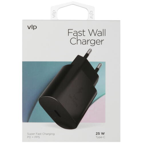 Купить Сетевое зарядное устройство VLP Fast черный  5466268. Характеристики, отзывы и цены в Донецке