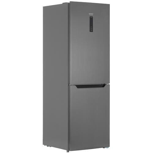 Купить Холодильник с морозильником  KRAFT TNC-NF402X серебристый  8192449. Характеристики, отзывы и цены в Донецке