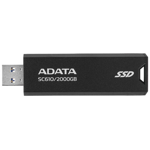 Купить 2000 ГБ Внешний SSD ADATA SC610 [SC610-2000G-CBK/RD]  5431957. Характеристики, отзывы и цены в Донецке