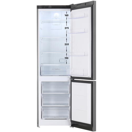 Купить Холодильник с морозильником  Indesit ITS 4200 NG серый  9082294. Характеристики, отзывы и цены в Донецке