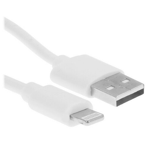 Купить Кабель круглый BoraSCO Lightning 8-pin - USB 2.0 Type-A белый 2 м  5614033. Характеристики, отзывы и цены в Донецке
