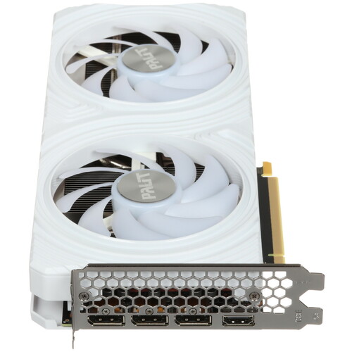 Купить Видеокарта Palit GeForce RTX 4060 Ti White [NE6406T019P1-1048L]  5478230. Характеристики, отзывы и цены в Донецке