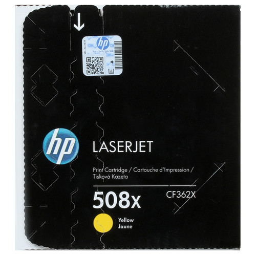 Купить Картридж лазерный HP 508X  (CF362X) желтый  7936840. Характеристики, отзывы и цены в Донецке