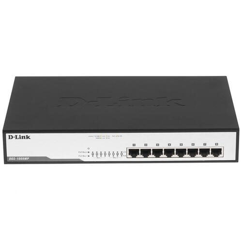 Купить Коммутатор D-Link DGS-1008MP  1077666. Характеристики, отзывы и цены в Донецке