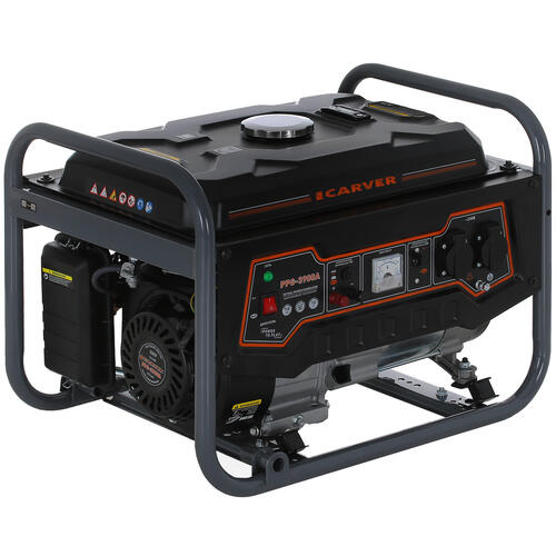 Купить Электрогенератор   бензиновый Carver PPG-3900A  1081880. Характеристики, отзывы и цены в Донецке